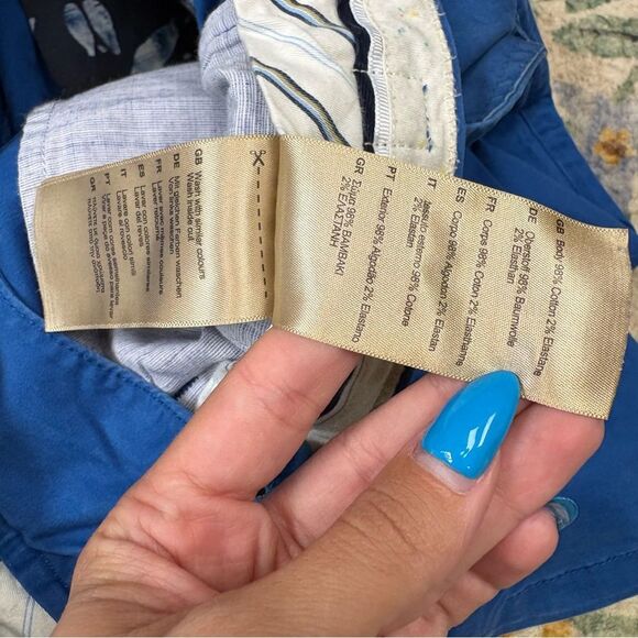 Scotch and soda Blake regular slim-fit pleated chino Royal Cobalt Blue 30 x 32 - Picture 5 of 7